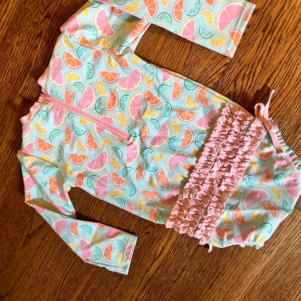 Ruffle butts girls bathing suit swimwear